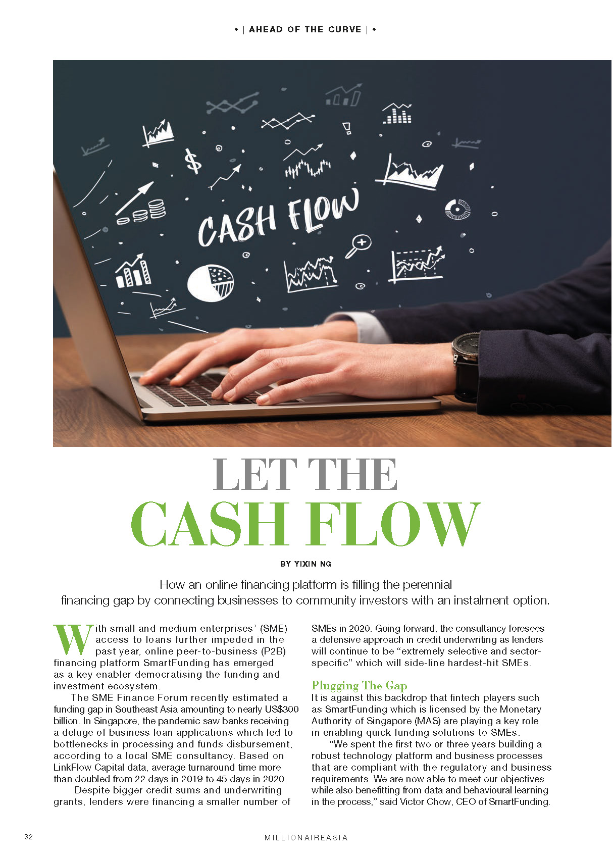 Millionaireasia featuring Smartfunding Singapore- Let The Cash Flow